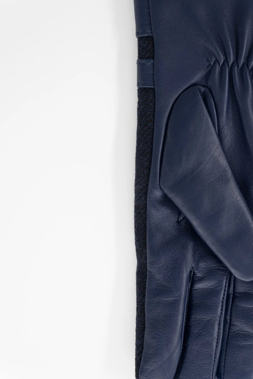Waterloo Herringbone & Leather Glove