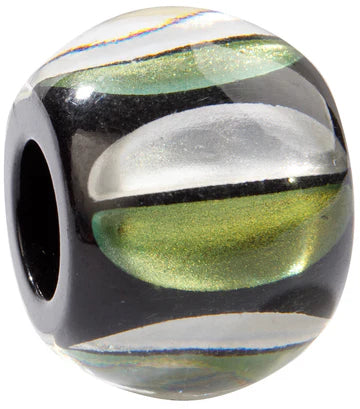 Bliss Glitz Precious Metal Round Foiled Beads - Suttles & Seawinds