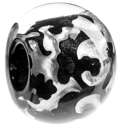 Bliss Glitz Foil Filled Patterned Beads - Suttles & Seawinds