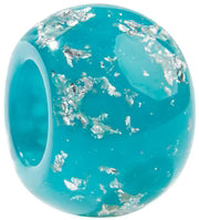 Bliss Glitz Precious Metal Round Foiled Beads