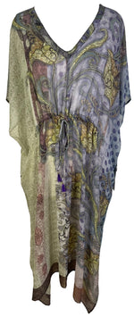 Load image into Gallery viewer, sariKNOTsari  PRG6786 Sheer Avatar Pure Silk Maxi Kaftan
