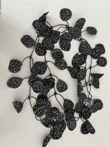 ANNEMIEKE BROENINK -BATIK FABRIC & RUBBER NECKLACE