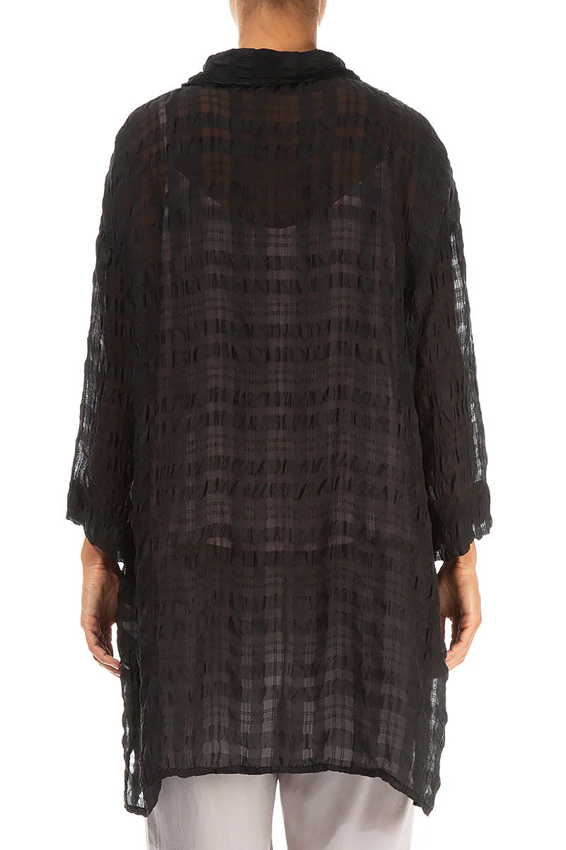 GRIZAS - LONG SILK SHIRT/JACKET