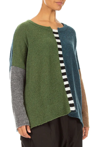 Multi  Hand knit  Sweater