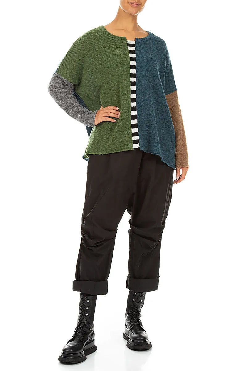 Multi  Hand knit  Sweater