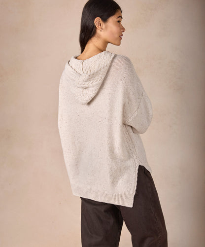 Ada Cable Hoodie Chalkstone