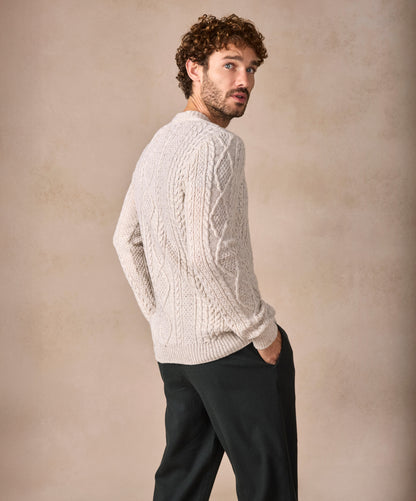 Carraroe Cable crew neck Sweater