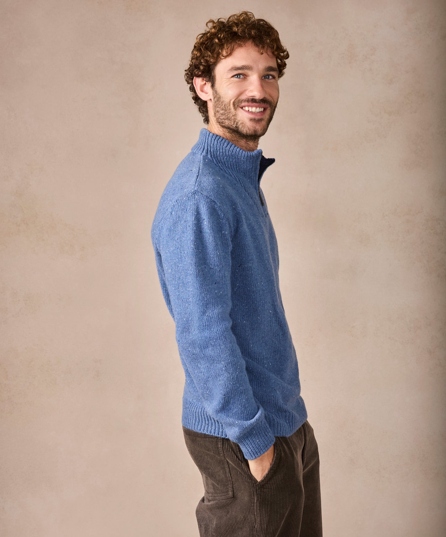 Mens Tullow Troyer Sweater