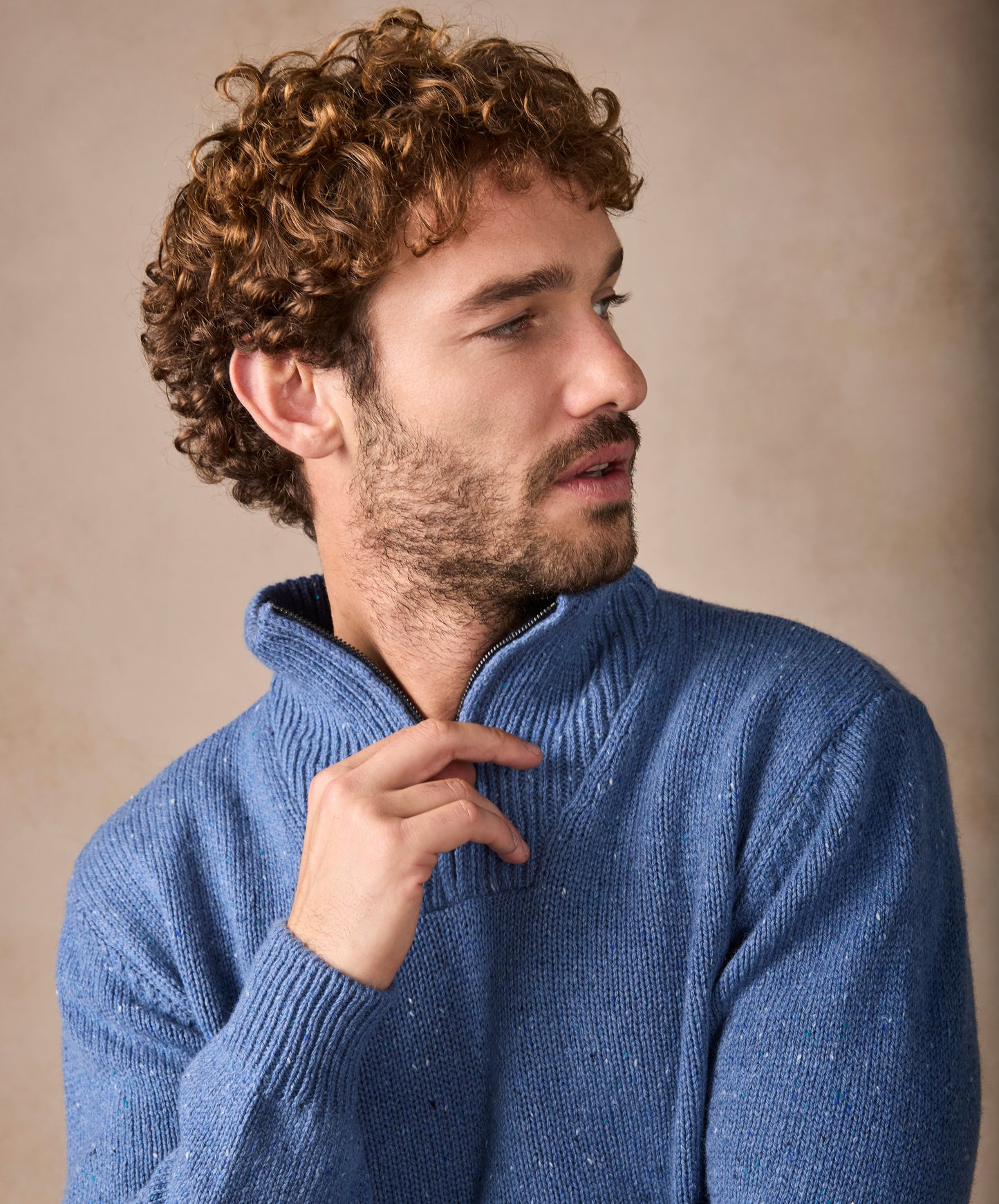 Mens Tullow Troyer Sweater