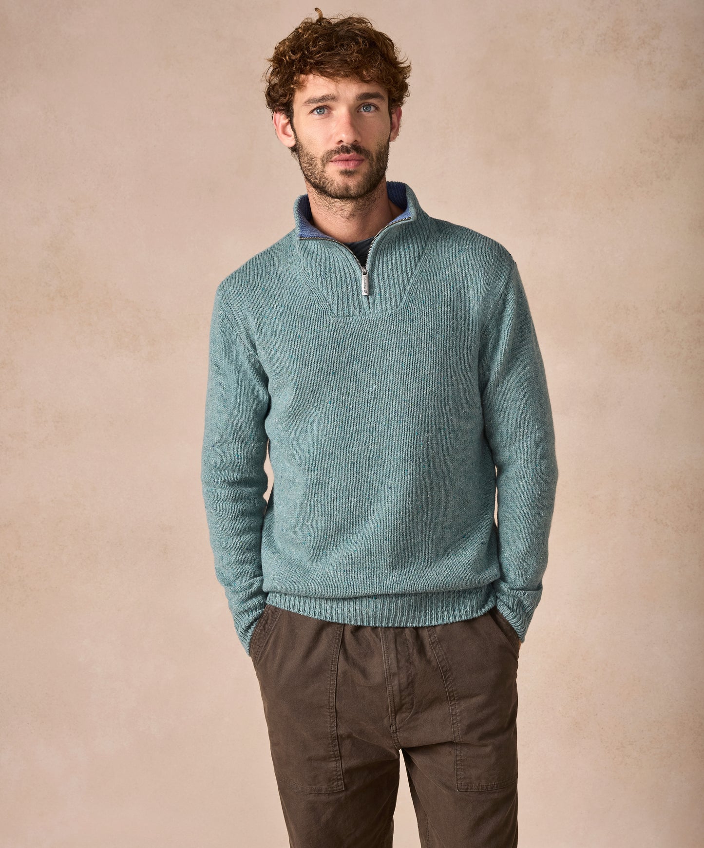Mens Tullow Troyer Sweater