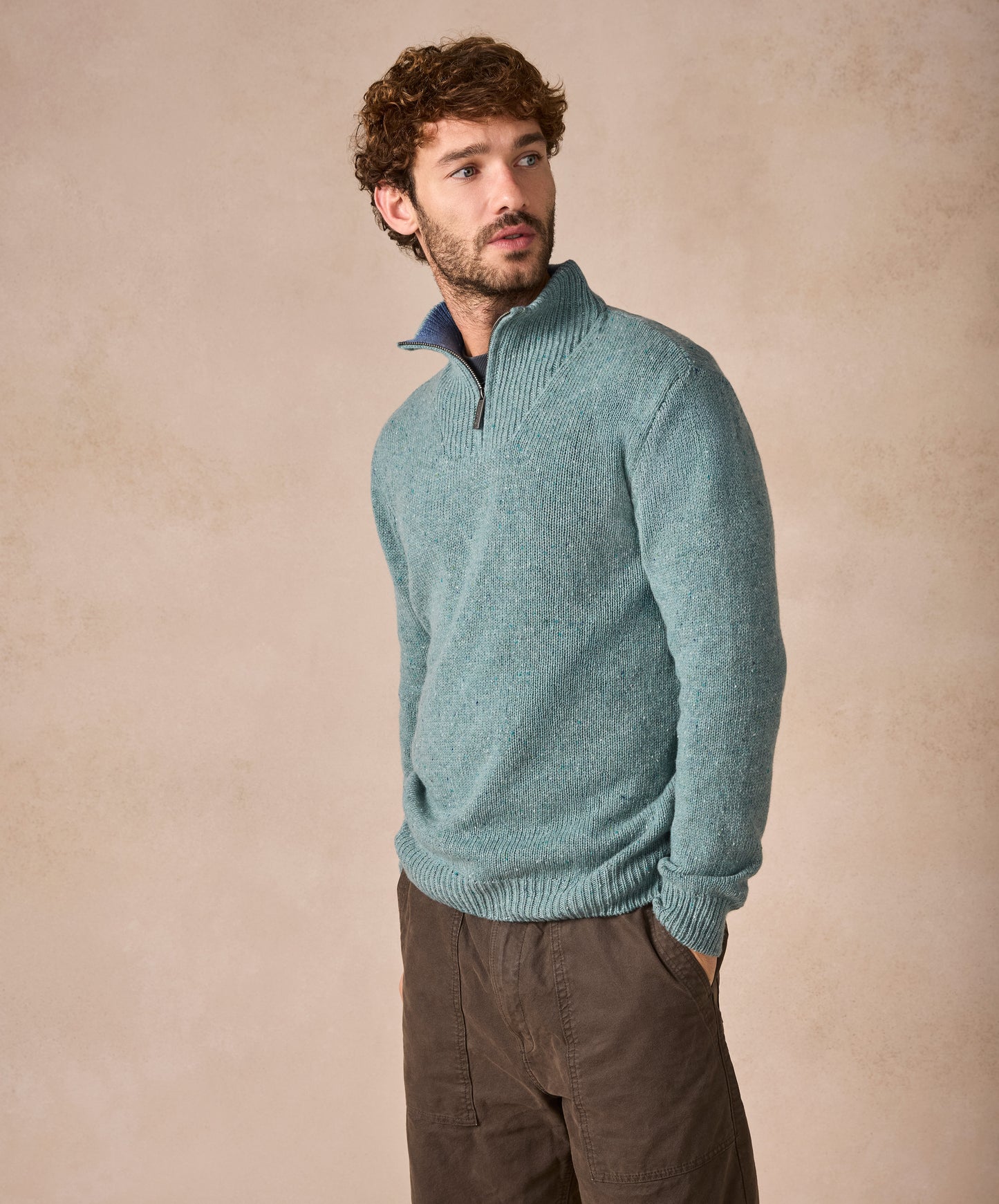 Mens Tullow Troyer Sweater