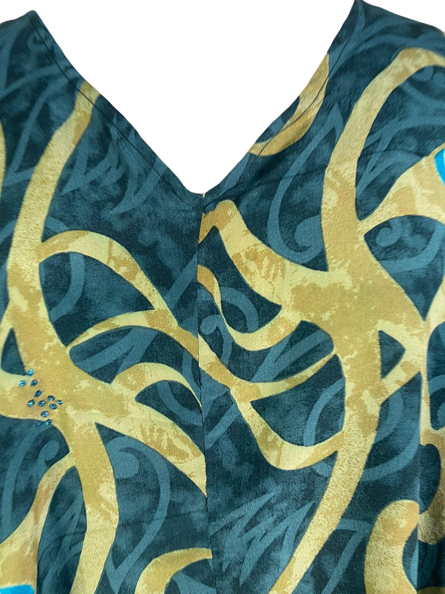 sariKNOTsari  PRC6247 Avatar Pure Silk Waterfall Top