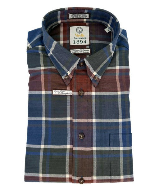 VIYELLA - MEN'S COTTON CASHMERE L/S SHIRT