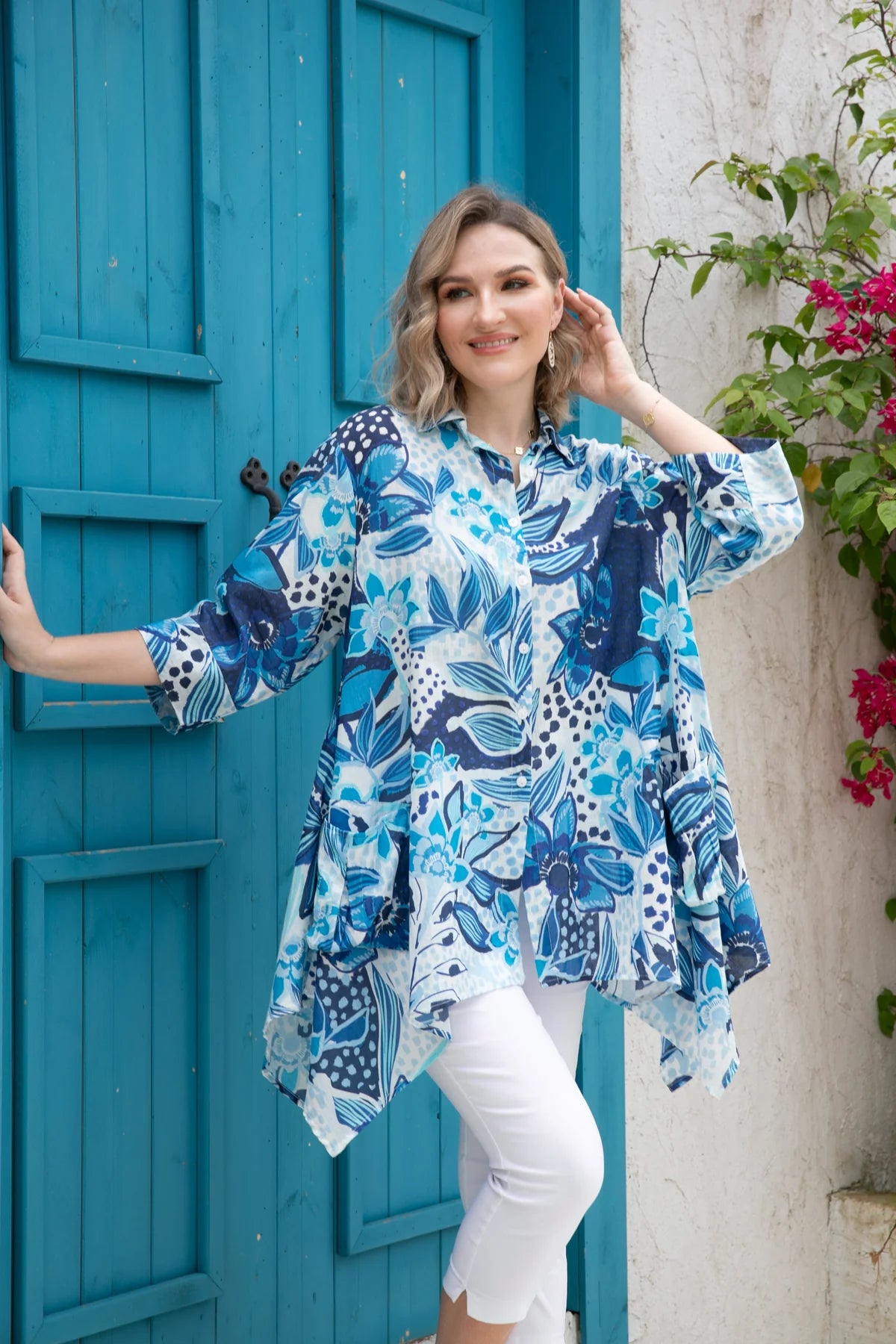 OVF - PRINTED COTTON TOP