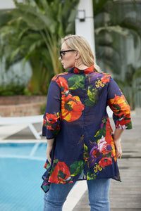 OVF - LINDA'S PRINT COTTON TOP