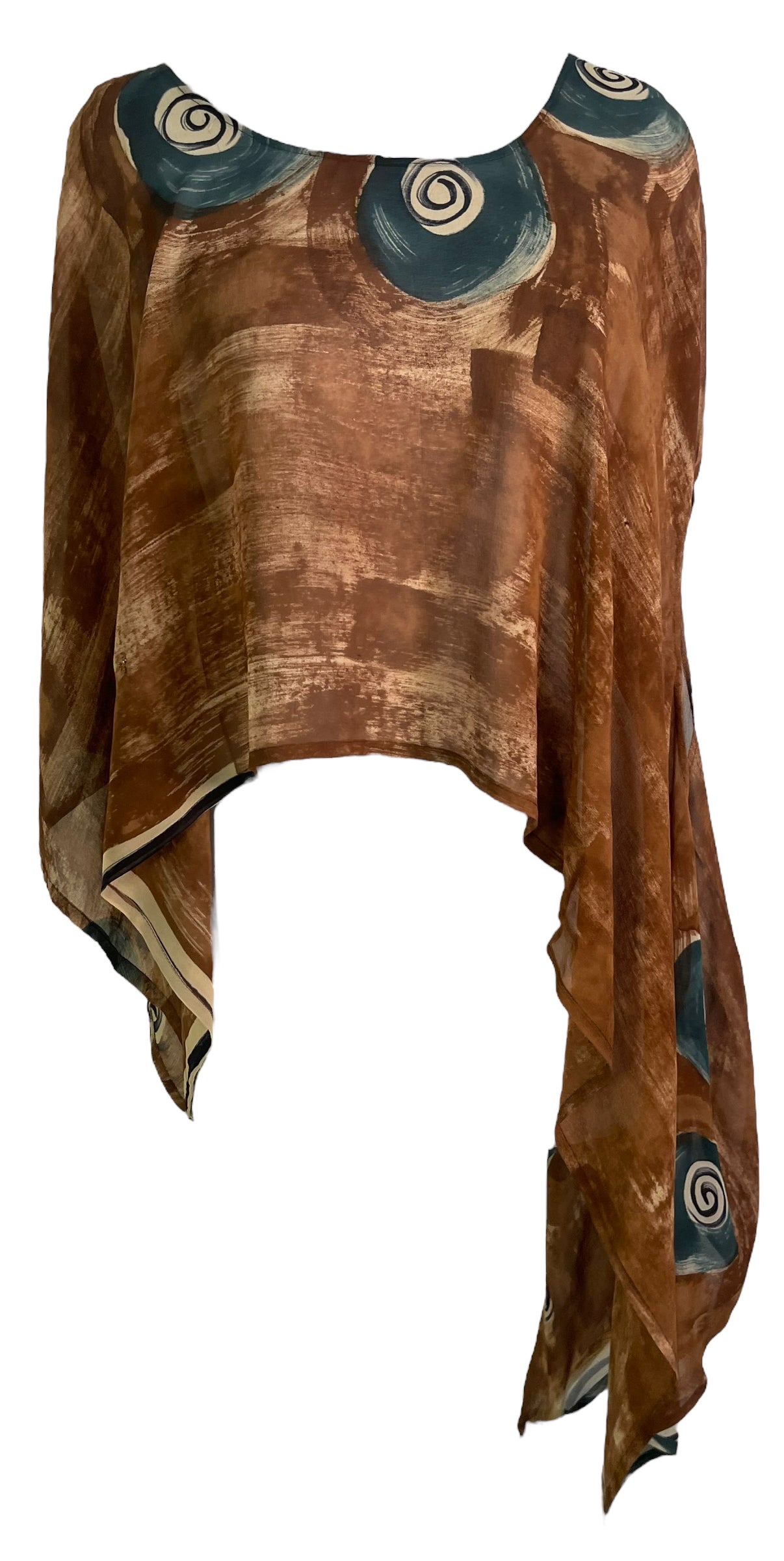 sariKNOTsari  PRG6353 Sheer Avatar Pure Silk Versatile Vest