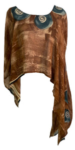 Load image into Gallery viewer, sariKNOTsari  PRG6353 Sheer Avatar Pure Silk Versatile Vest
