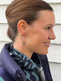 Eclipse Earring - Aqua/Glass