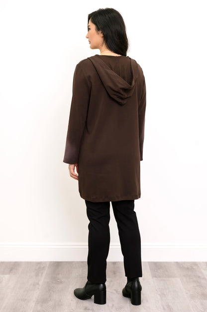 Cortes Jacket in Black Coffee