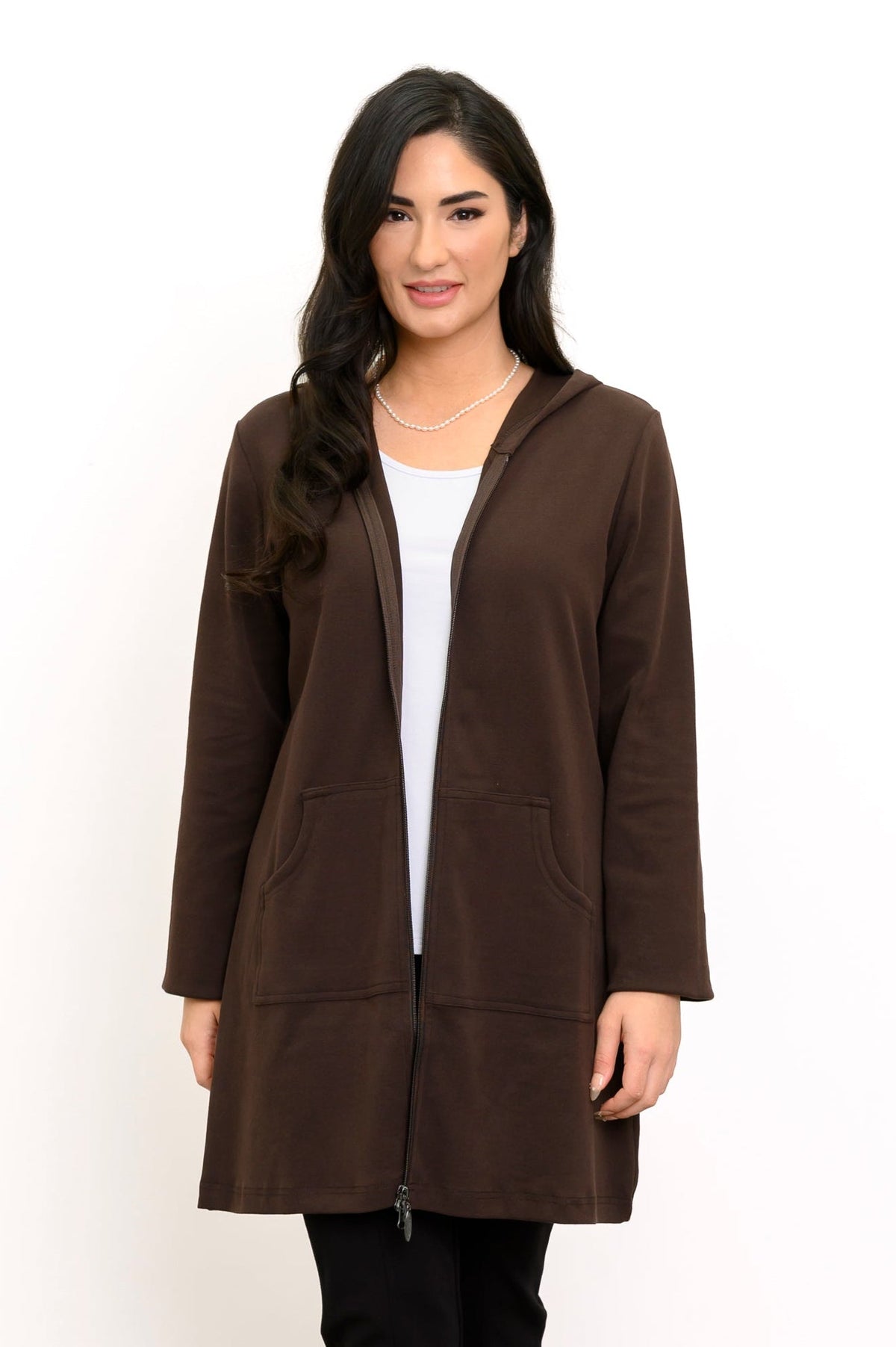 Cortes Jacket in Black Coffee