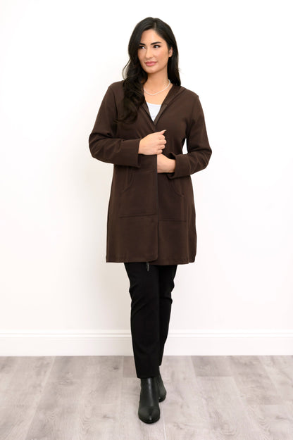 Cortes Jacket in Black Coffee