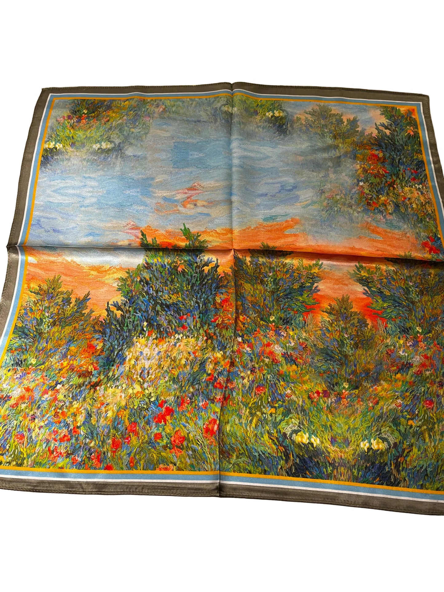Silk Square Van Gogh Inspirational Scarf