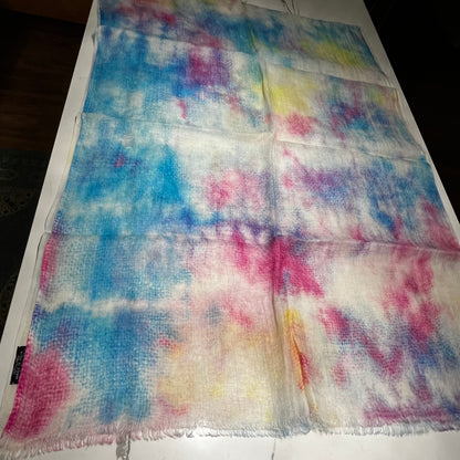 100% Linen  Print Scarf - Suttles & Seawinds