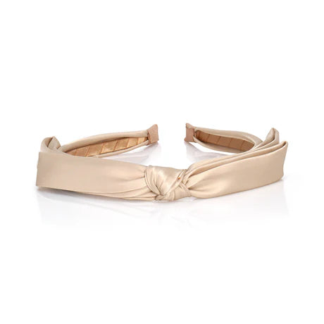 L L - TOP BOW SATIN HEADBAND