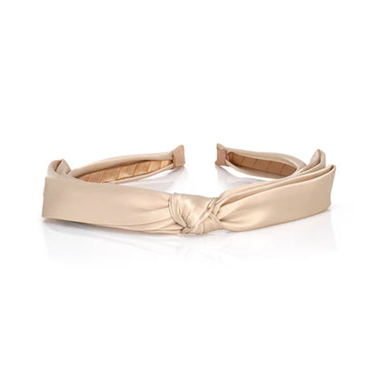 Top Bow Satin Headband - Suttles & Seawinds
