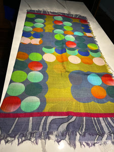 RADIANCE - DIGITAL WOOL WOVEN SCARF