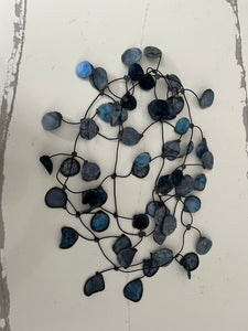 ANNEMIEKE BROENINK -BATIK FABRIC & RUBBER NECKLACE