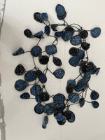 Load image into Gallery viewer, ANNEMIEKE BROENINK -BATIK FABRIC &amp; RUBBER NECKLACE
