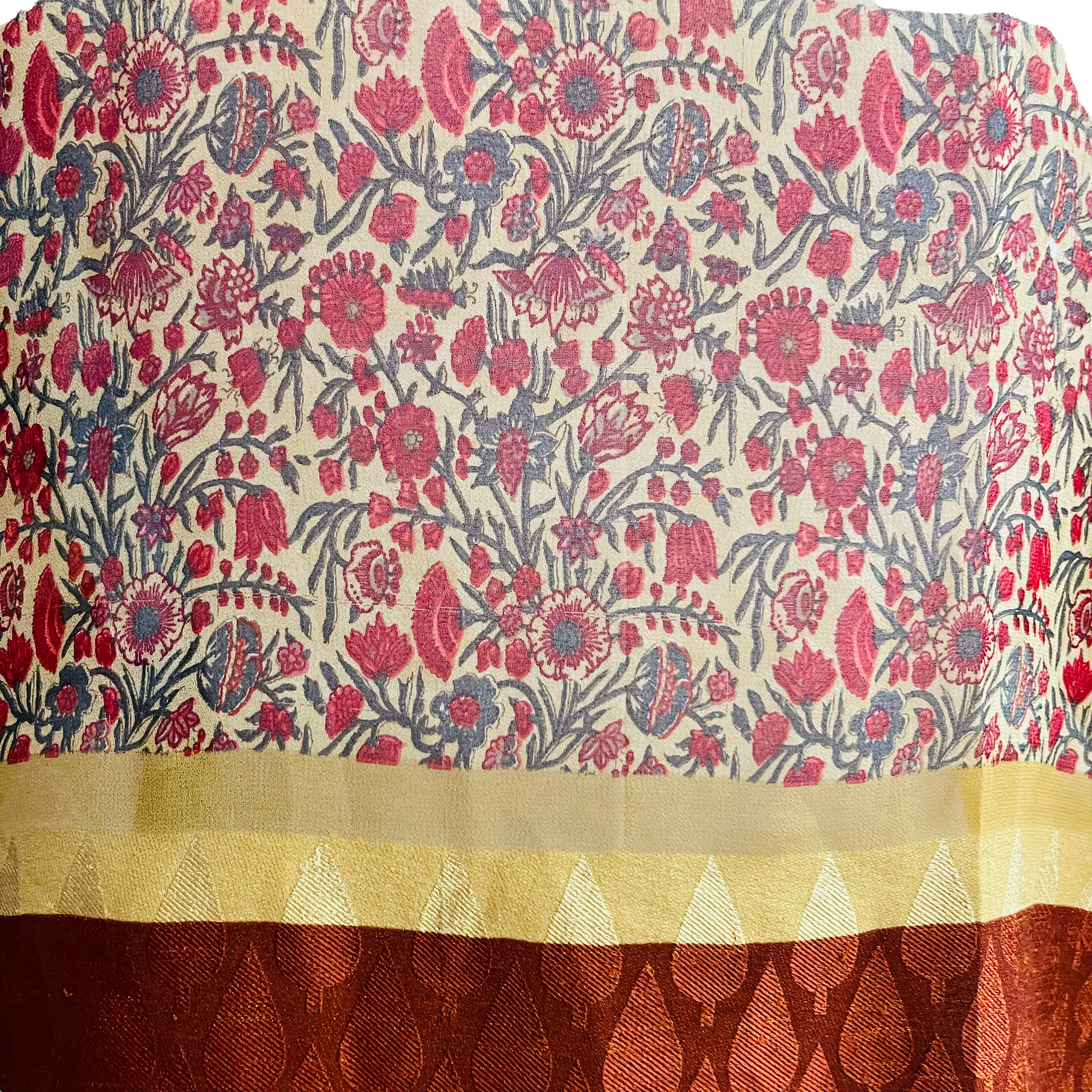 sariKNOTsari  Hayes Avatar Sheer Pure Silk Boxy Top