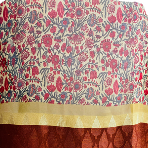 sariKNOTsari  Hayes Avatar Sheer Pure Silk Boxy Top