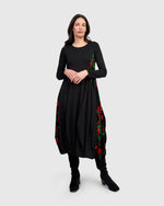 Load image into Gallery viewer, ALEMBIKA - ROSE PANEL DRESS
