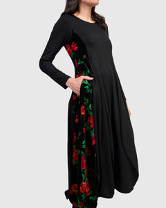 ALEMBIKA - ROSE PANEL DRESS