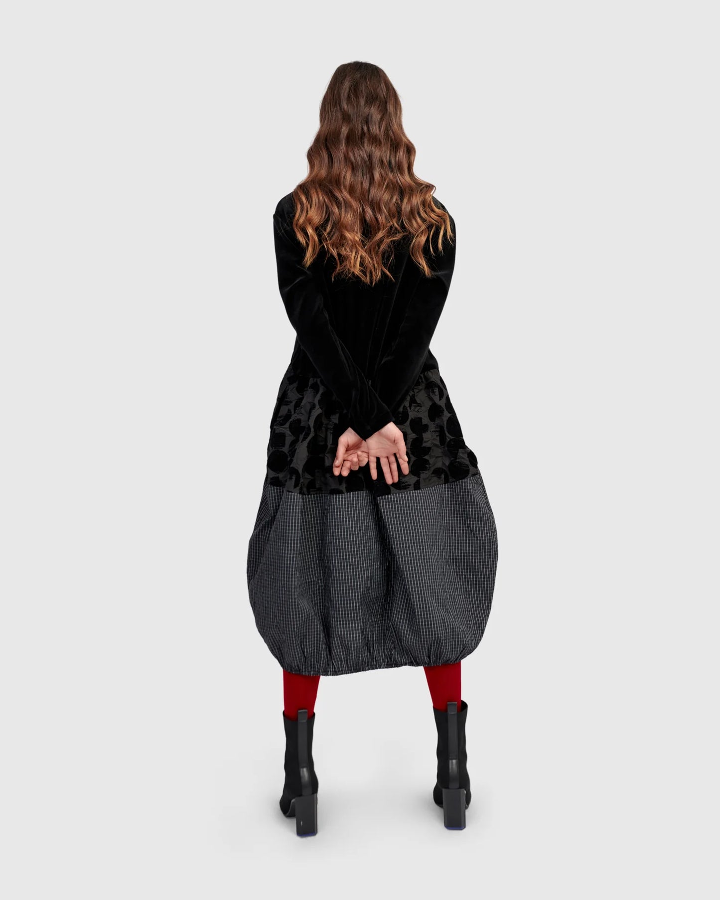 ALEMBIKA - VELVET BODICE DRESS