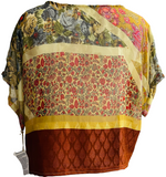 Load image into Gallery viewer, sariKNOTsari  Hayes Avatar Sheer Pure Silk Boxy Top
