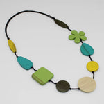 Load image into Gallery viewer, SYLCA - BLOSSOM WOOD NECKLACE
