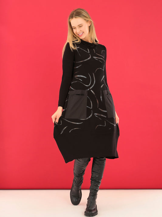 DOLCEZZA - COWL NECK DRESS