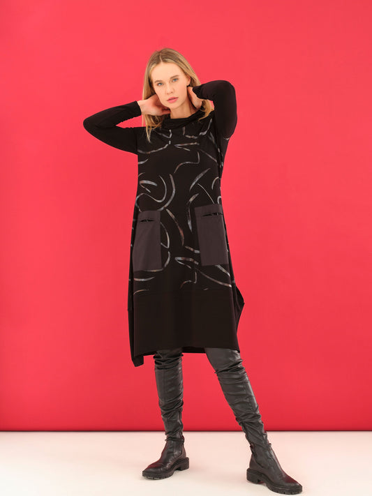 DOLCEZZA - COWL NECK DRESS