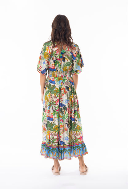 Dani Maxi Dress W/ruffle - Suttles & Seawinds