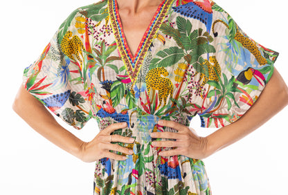 Dani Maxi Dress W/ruffle - Suttles & Seawinds