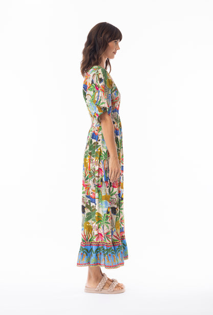 Dani Maxi Dress W/ruffle - Suttles & Seawinds