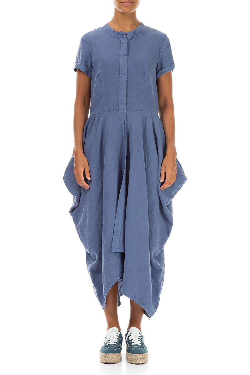 GRIZAS - LONG DRAPE HEM DRESS