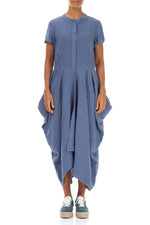 Load image into Gallery viewer, GRIZAS - LONG DRAPE HEM DRESS

