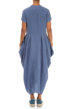 Load image into Gallery viewer, GRIZAS - LONG DRAPE HEM DRESS
