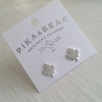 Load image into Gallery viewer, PIKA AND BEAR - MAPLE LEAF STUD EARINGS
