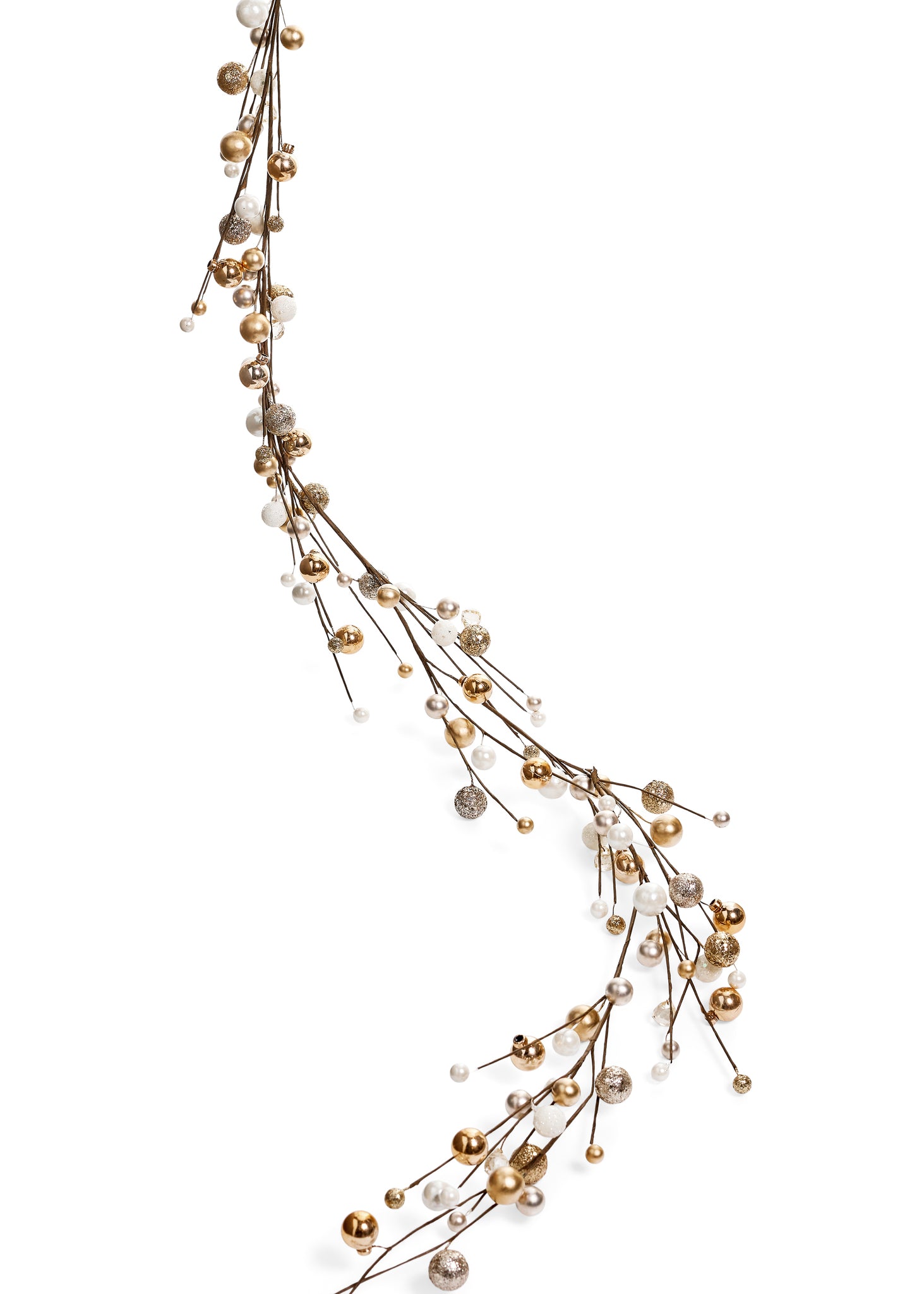 ADV - GOLD/WHITE BERRY GARLAND