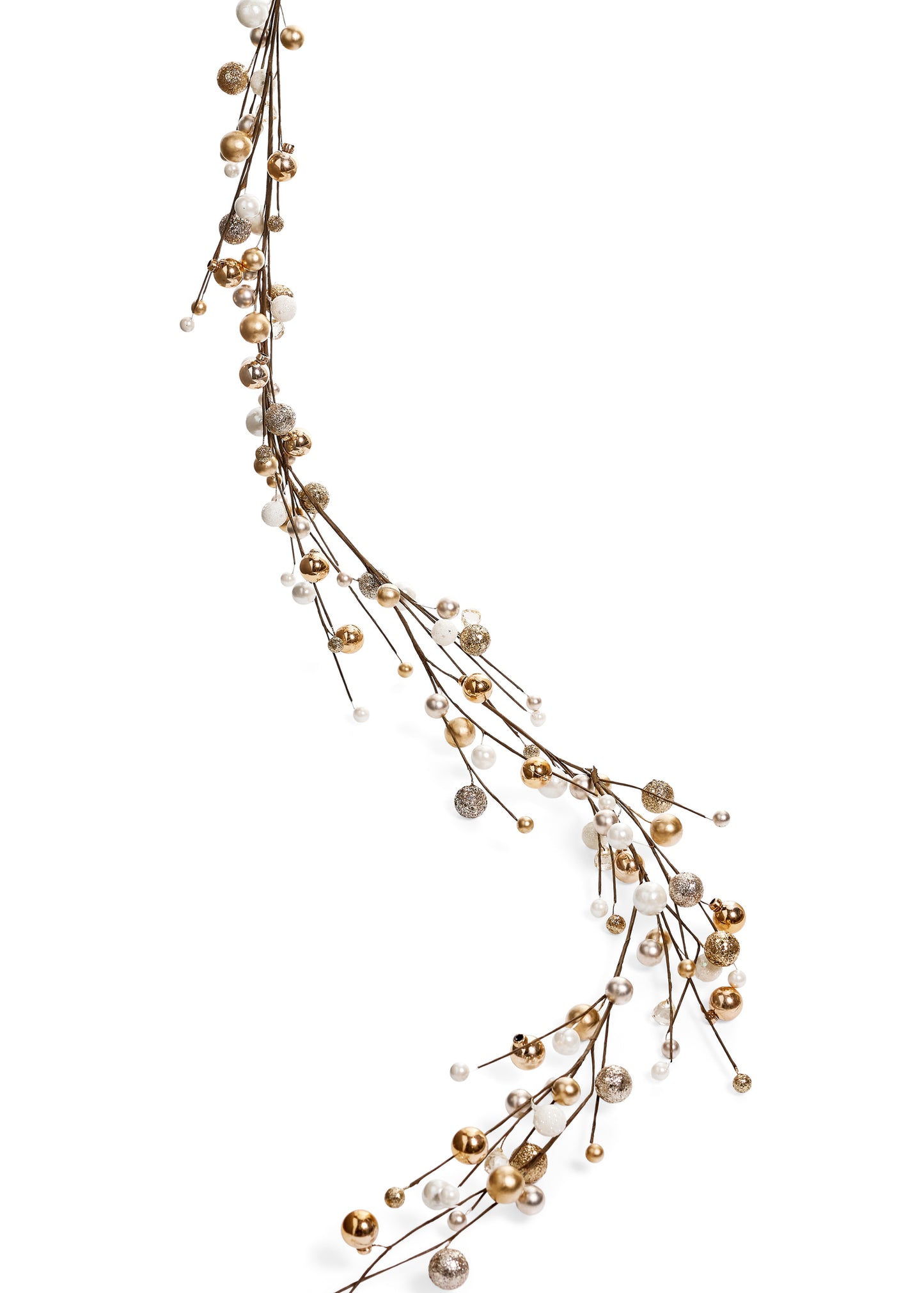 ADV - GOLD/WHITE BERRY GARLAND